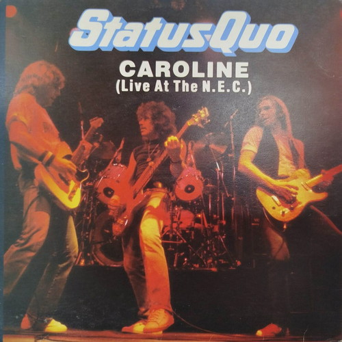 Status Quo Caroline 7'' vinyl record used, metal