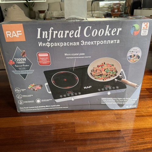 RAF double ceramic cooktop 3500W