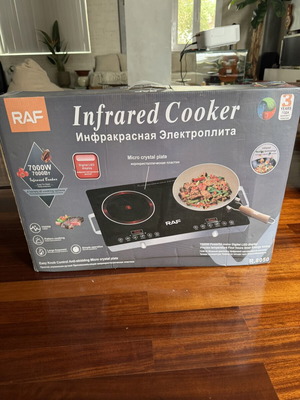 RAF double ceramic cooktop 3500W