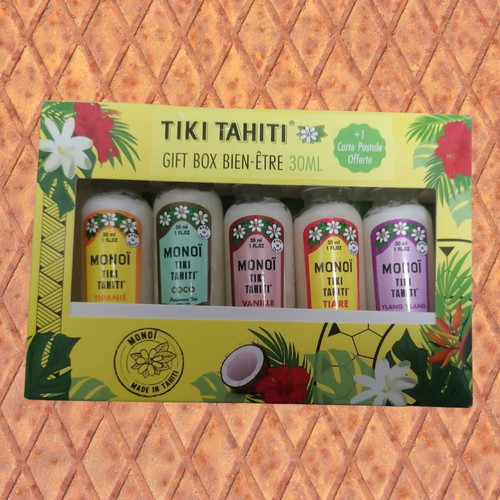 TIKI TAHITI Monoi Oil gift set 5 x 30ml new