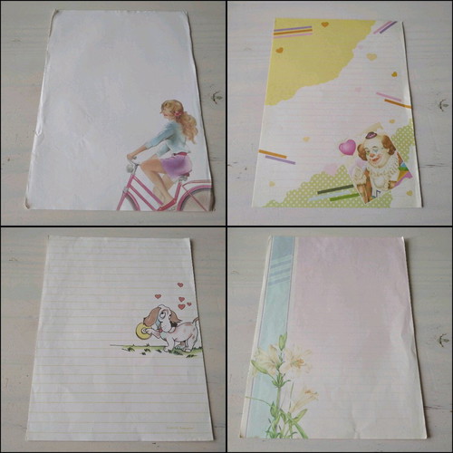 Vintage stationery collection pack used
