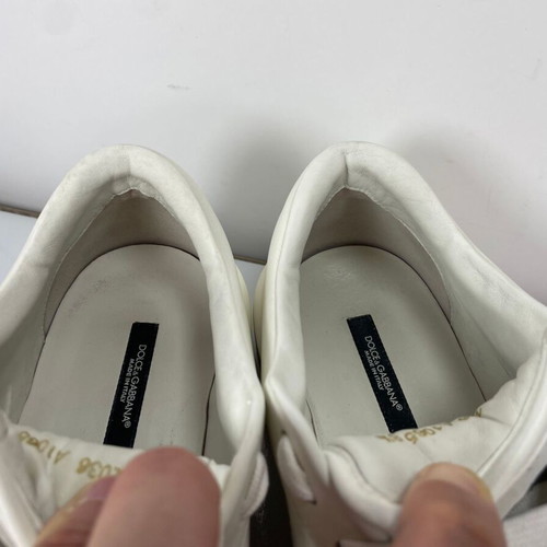 Dolce & Gabbana Roma low-top sneakers like new, size 42.5, white