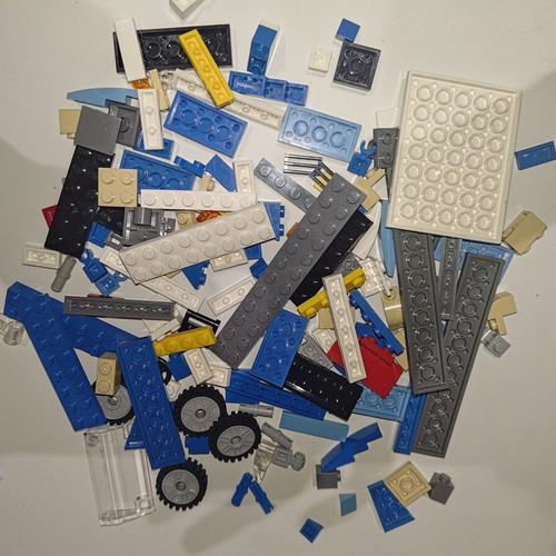 Lego Blue Roadster 6913 3-in-1 used