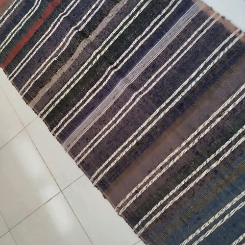 Woven traditional handmade rug new 215x65 cm
