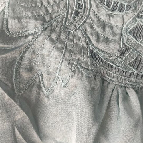 Vintage Primavera pajama set turquoise satin like new