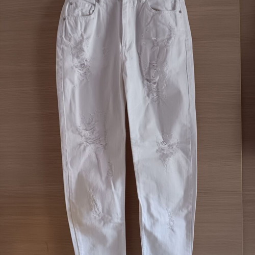 Bershka white women's jeans like new, size S