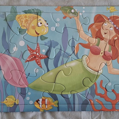 Set of 4 children's puzzles