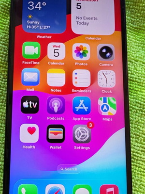 iPhone 12 64GB used with new battery and screen, Face ID not working