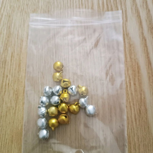 Bells new, set of 20 pieces, 10 gold and 10 silver