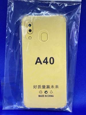 Samsung A40 Anti Shock 0.5mm Transparent Case sealed new