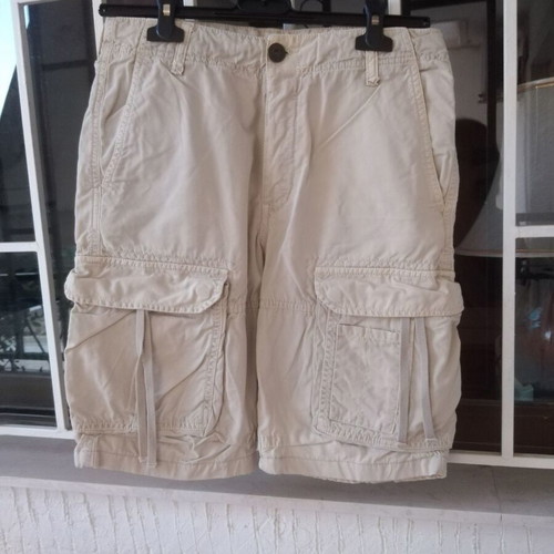 Beige cotton bermuda shorts like new, size S
