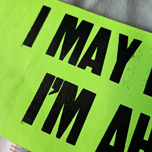Vintage bumper sticker like new, 38x10 inches