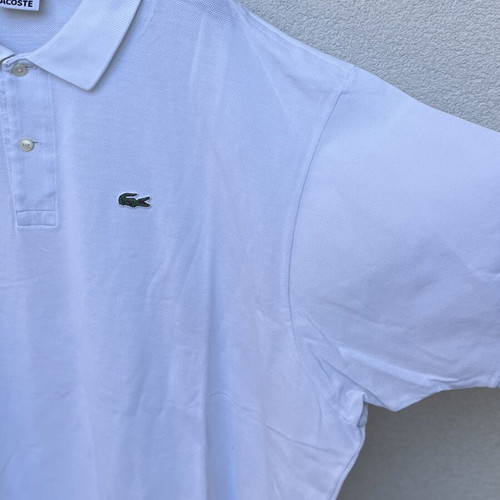 Lacoste men's white polo shirt size 4XL