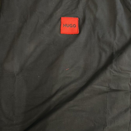 Men's short-sleeve shirt new, black, size L