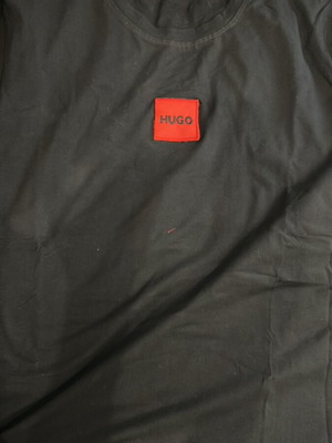 Men's short-sleeve shirt new, black, size L