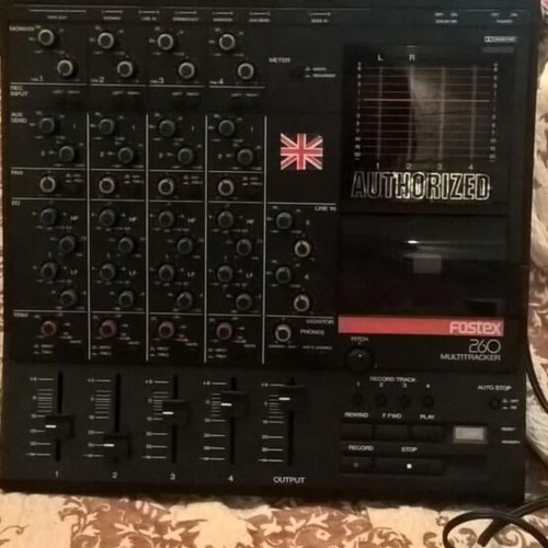 Fostex 260 Multitrack used with cassette recording issue