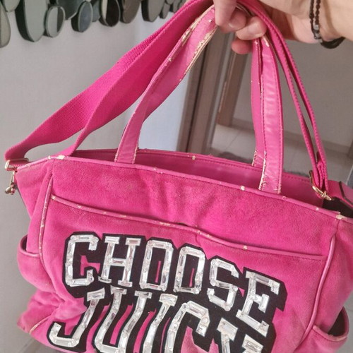 Juicy Couture shoulder bag used, pink authentic