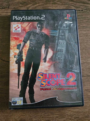 Silent Scope 2 Fatal Judgement PlayStation 2 like new