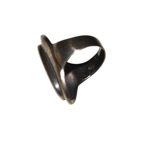 Silver ring 925 with turquoise stone used