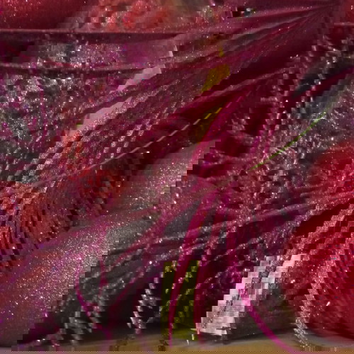 Χριστουγεννιάτικα στολίδια μεταχειρισμένα, σετ 22 τεμαχίων σε φουξ και μωβ αποχρώσεις