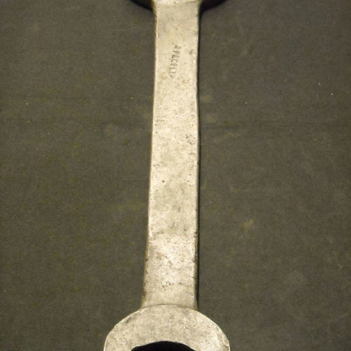 Antique key by "R.P & Co LTD" used, large size 40.5cm