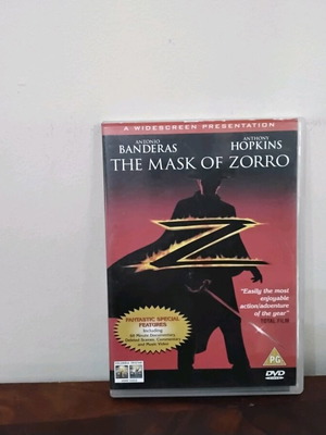 The Mask of Zorro DVD like new with Greek subtitles