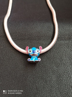 Pandora Disney Stitch μενταγιόν σαν καινούργιο, ασημί