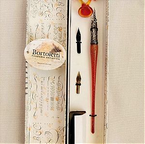 Bortoletti Fonderia Artistica Calligraphy pen Συλλεκτικό Σετ καλλιγραφίας με πένα Murano