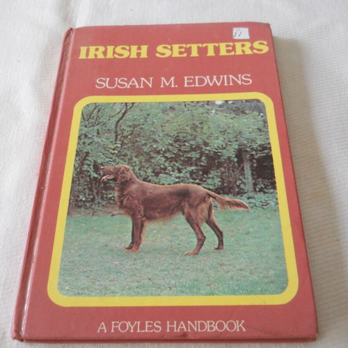 Irish Setters Susan M Edwins book used in good condition