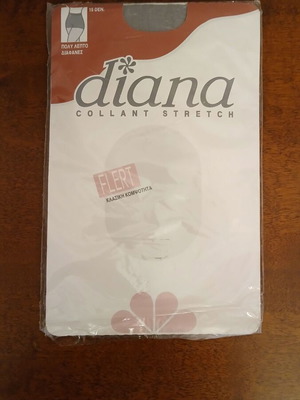 Diana Flert tights No 3, smoked gray, 15 DEN
