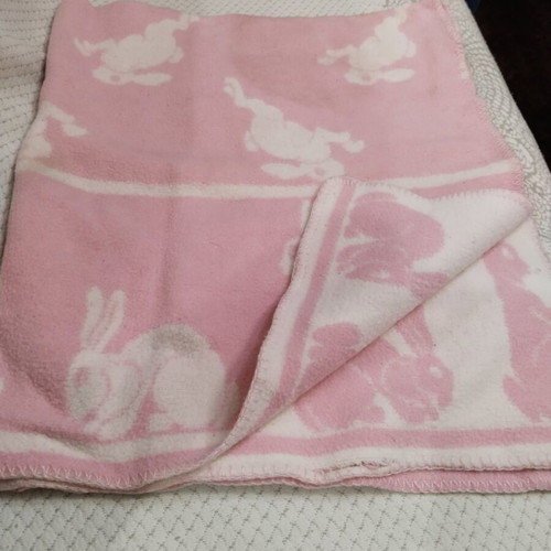 Baby blanket antique used
