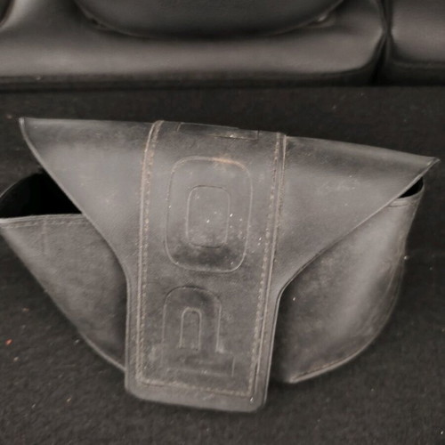 Police case used, genuine black