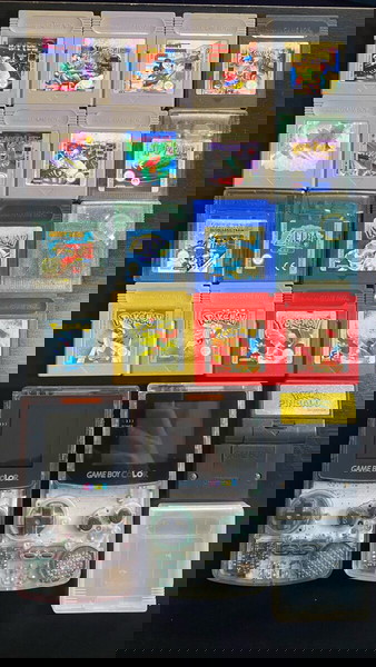 Nintendo gameboy color + games