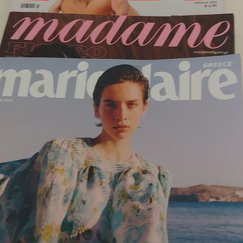 Set of 3 magazines Elle April 2026, Marie Claire June 2026, Madame Figaro March 2026 like new