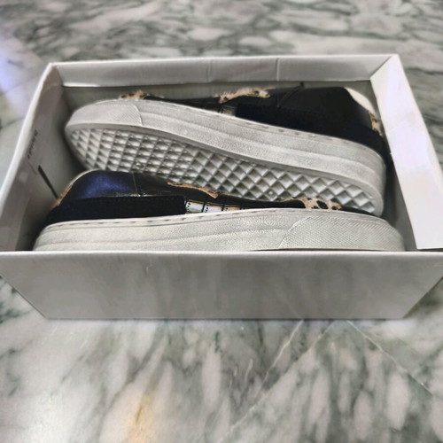 Celestino sneakers new with animal print in black color