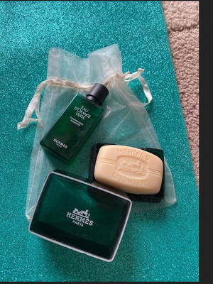 Hermes Eau D’ Orange Verte shampoo and soap new