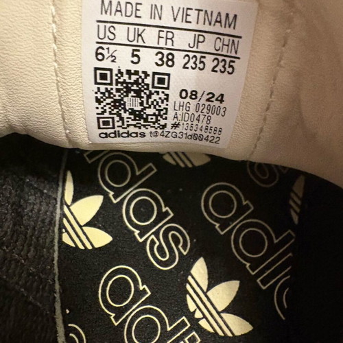 Adidas Sampa 38 New White Athletic Shoes