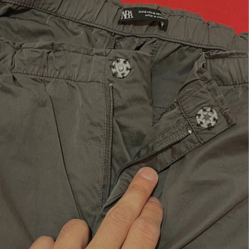 Zara baggy pants, gray, size S
