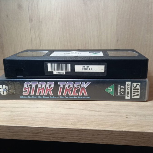 Star Trek VHS tape, 2 classic episodes