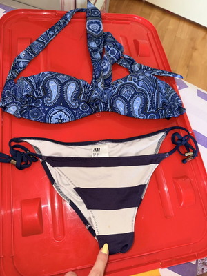 H&M bikini new, sizes S/M, blue