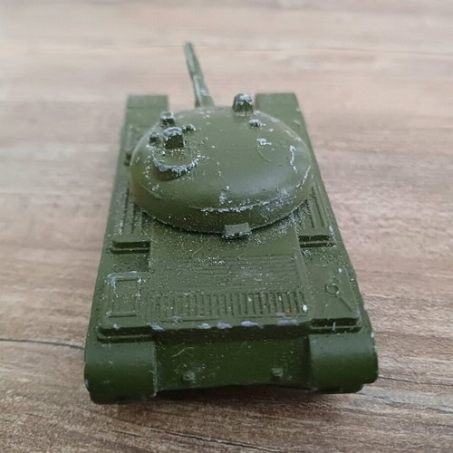 T 54 tank used, vintage Soviet metal toy
