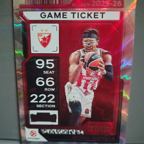 Panini Contenders EuroLeague 2025-26 Game Ticket #26 Chima Moneke like new