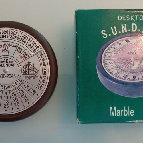 DESKTOP CALENDAR 40 YEARS*"" WAREHOUSE CLEARANCE
