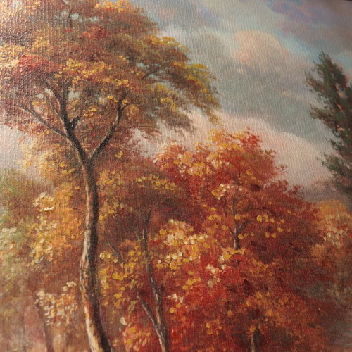 Painting signed by Amsterdam Fine Arts School new