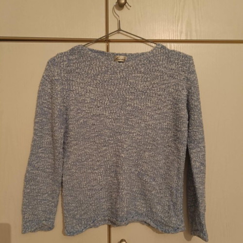 Leone long-sleeve blouse like new, blue, size M