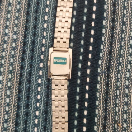Lorus women's watch new with rectangular case and crystals