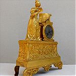  Ρολόι μπρούντζινο επίχρυσο, περίπου 200 ετών.