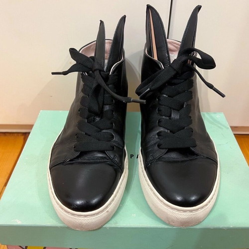 Minna Parikka Bunny sneakers used, black with bunny ears, size 38