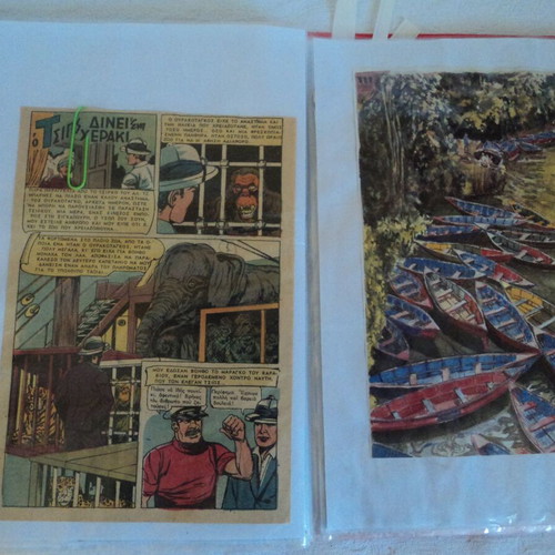 Tarzan collection of about 100 used illustrated clippings and stories