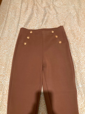 Brown leggings pants like new, size S/M
